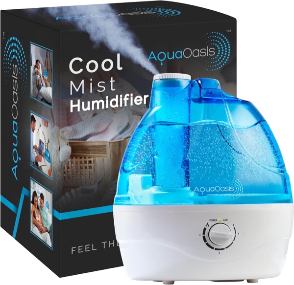 AquaOasis® Cool Mist Humidifier (2.2L Water Tank) Quiet Ultrasonic Humidifiers