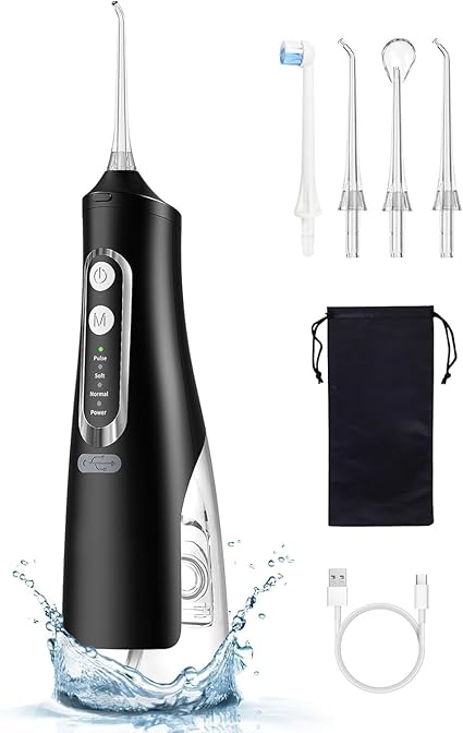 Water Dental Flosser Teeth Pick - 4 Modes Cordless Oral Irrigator